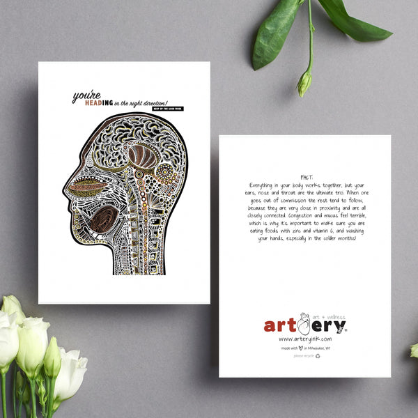 Head - Encouragement (#4005) – arteryink