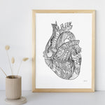 Heart "C" - 8x10