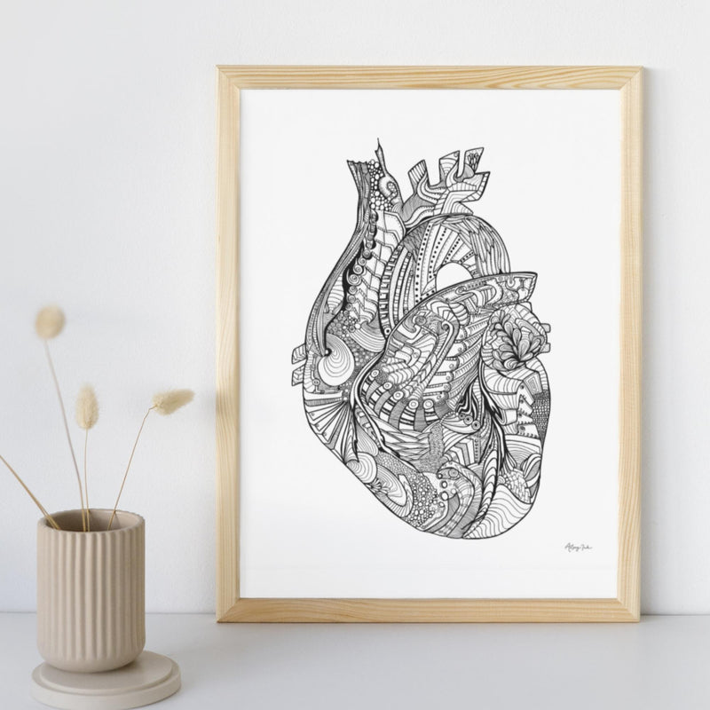 Heart "C" - 8x10