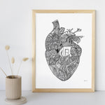 Home Heart - 8x10 or 11x14