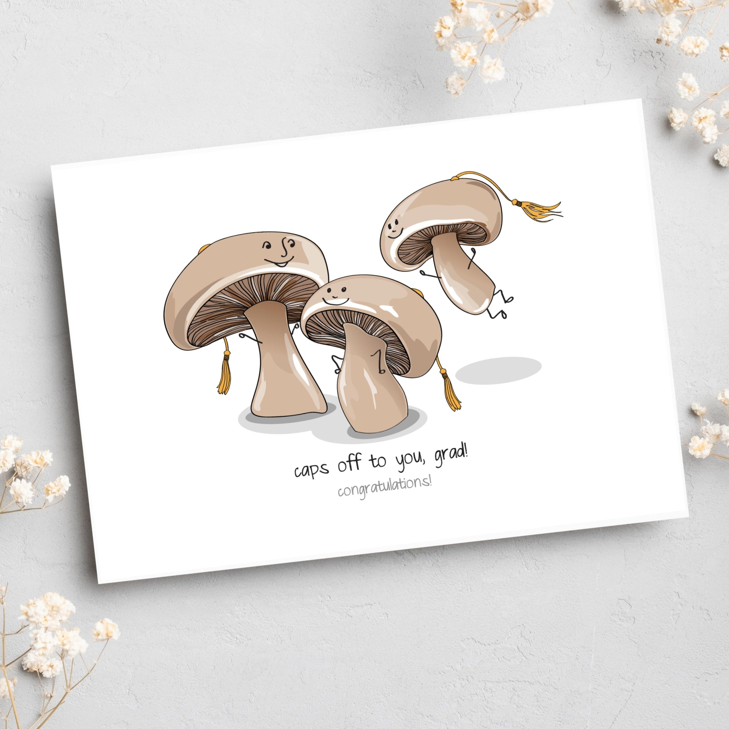 Mushroom Caps - Graduation (#5001) arteryink Mushroom Caps - Graduation (#5001) arteryink