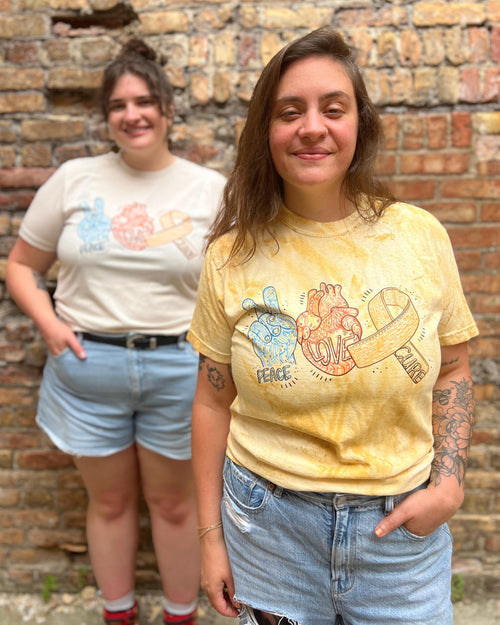 Peace, Love, Cure Unisex T.Shirt