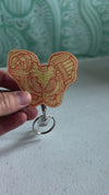 Pelvis Badge Reel - Yellow & Orange