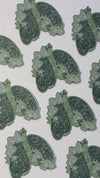 Floral Lungs Vinyl Sticker