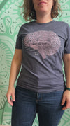 "Be Kind To Your Mind" Anatomical Brain Unisex T.Shirt