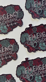"EMERGENCY DEPARTMENT" Vinyl Sticker