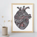 Red Heart - 8x10 or 11x14