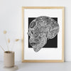 Side Skull - 8x10