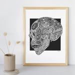 Side Skull - 8x10