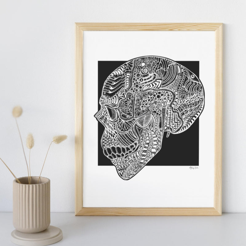 Side Skull - 8x10