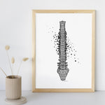 Spine - 8x10 or 11x14