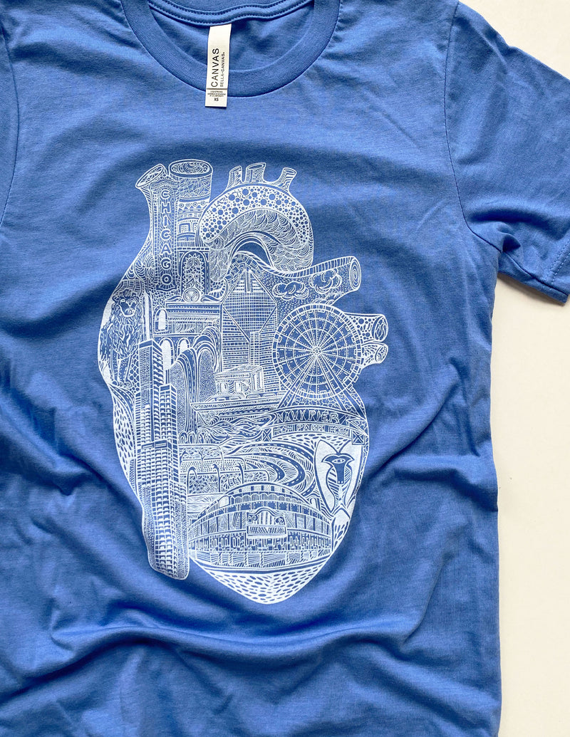 Heart of Chicago Unisex T.Shirt