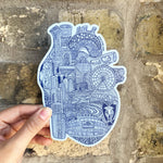 Heart of Chicago Vinyl Sticker