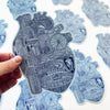 Heart of Chicago Vinyl Sticker