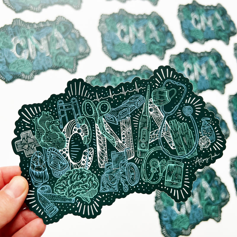 "CNA" Vinyl Sticker