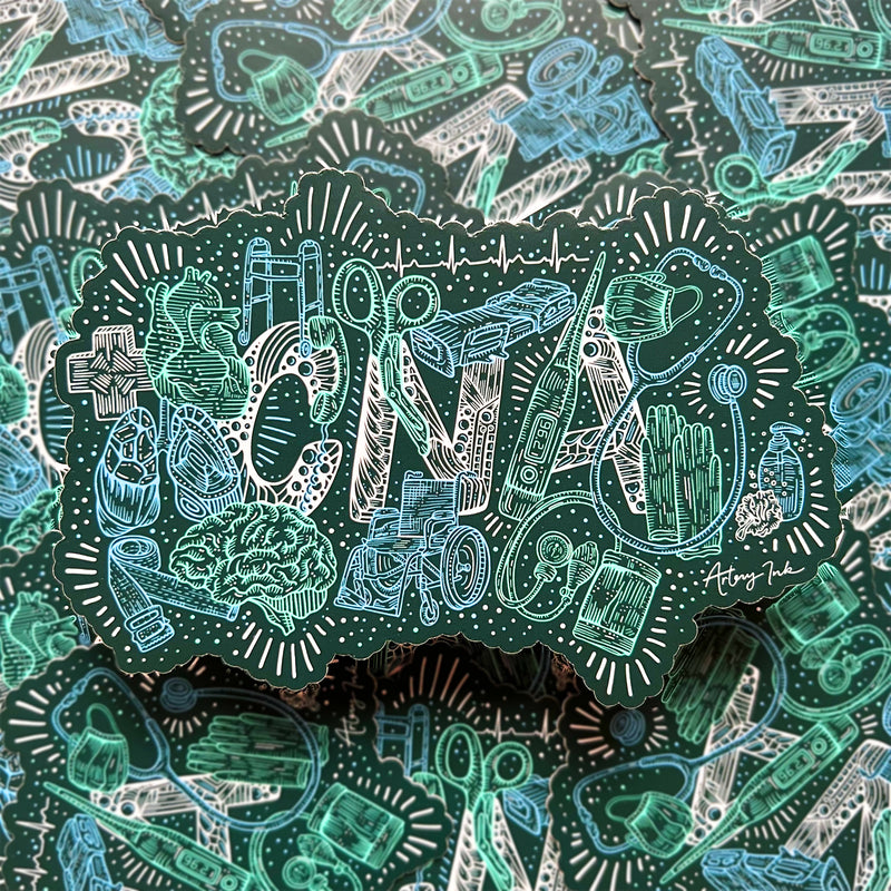 "CNA" Vinyl Sticker