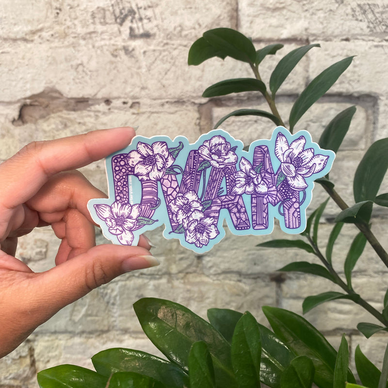 "DVAM" Vinyl Sticker