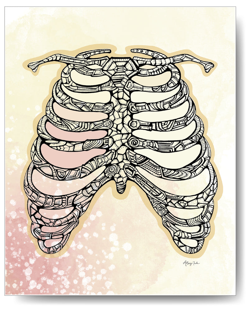 Diamond Series - Ribcage - 8x10 or 11x14
