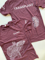 Transplant Awareness - Liver & Kidney Unisex T. Shirt