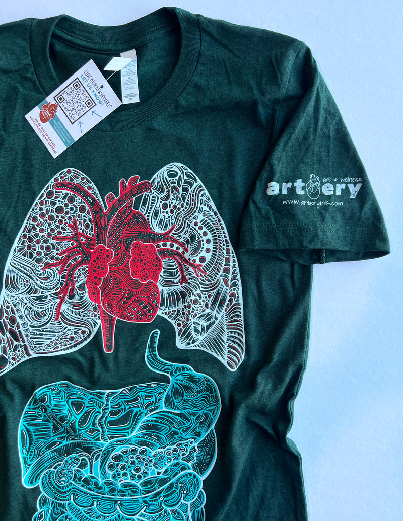 Circulatory, Digestive & Urinary System Unisex T.Shirt