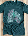 Floral Lungs Unisex T.Shirt