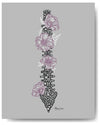 Floral Spine - 8x10 or 11x14
