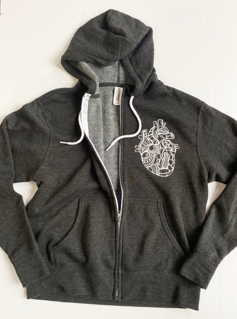 Heart & Lungs Unisex Full-Zip Hoodie