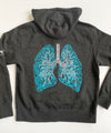 Heart & Lungs Unisex Full-Zip Hoodie