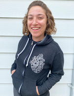 Heart & Lungs Unisex Full-Zip Hoodie