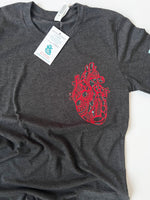 Red Heart & Lungs Unisex T.Shirt