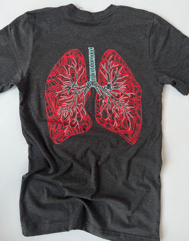 Red Heart & Lungs Unisex T.Shirt