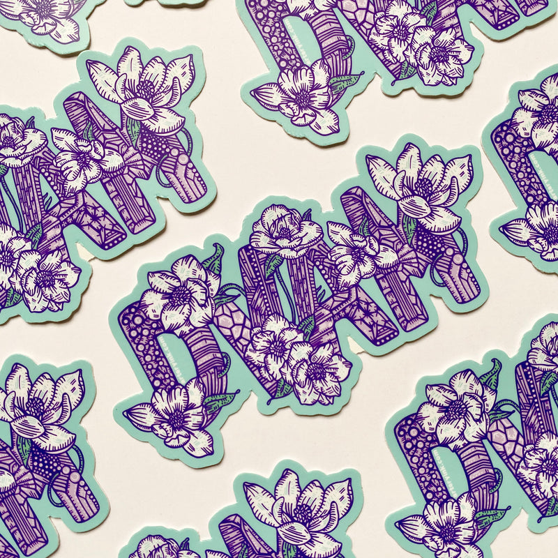 "DVAM" Vinyl Sticker