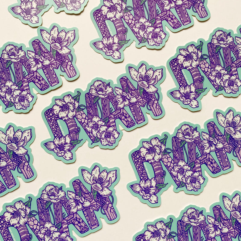 "DVAM" Vinyl Sticker