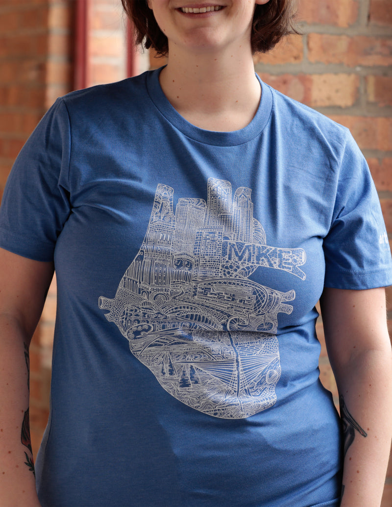 Heart of Milwaukee Unisex T. Shirt