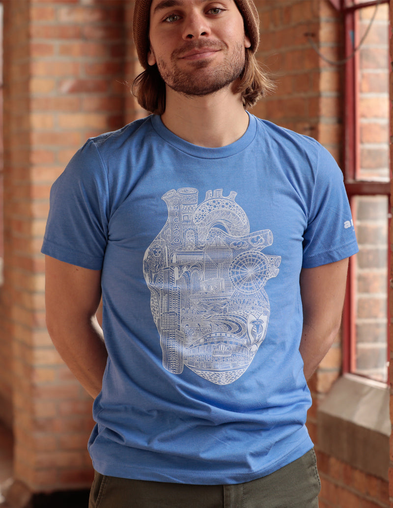 Heart of Chicago Unisex T.Shirt