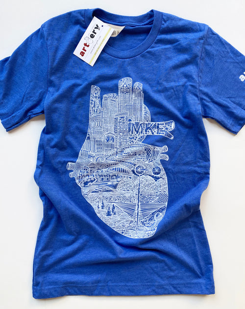 Heart of Milwaukee Unisex T. Shirt