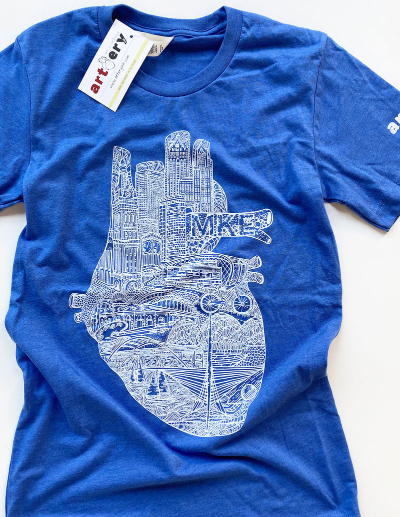 Heart of Milwaukee Unisex T. Shirt