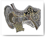 Metallic Ear Canal (Inner Ear) - 8x10 or 11x14