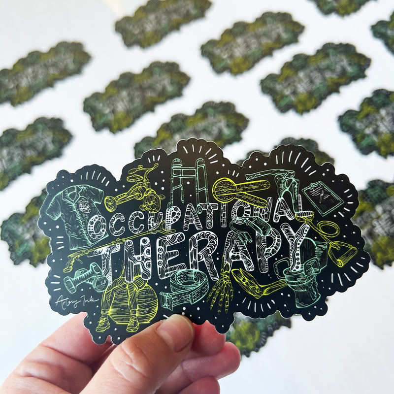 "Occupational Therapy" Vinyl Sticker