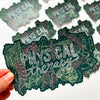 "PHYSICAL THERAPY" Vinyl Sticker