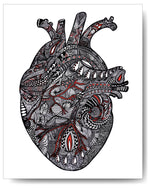 Red Heart - 8x10 or 11x14