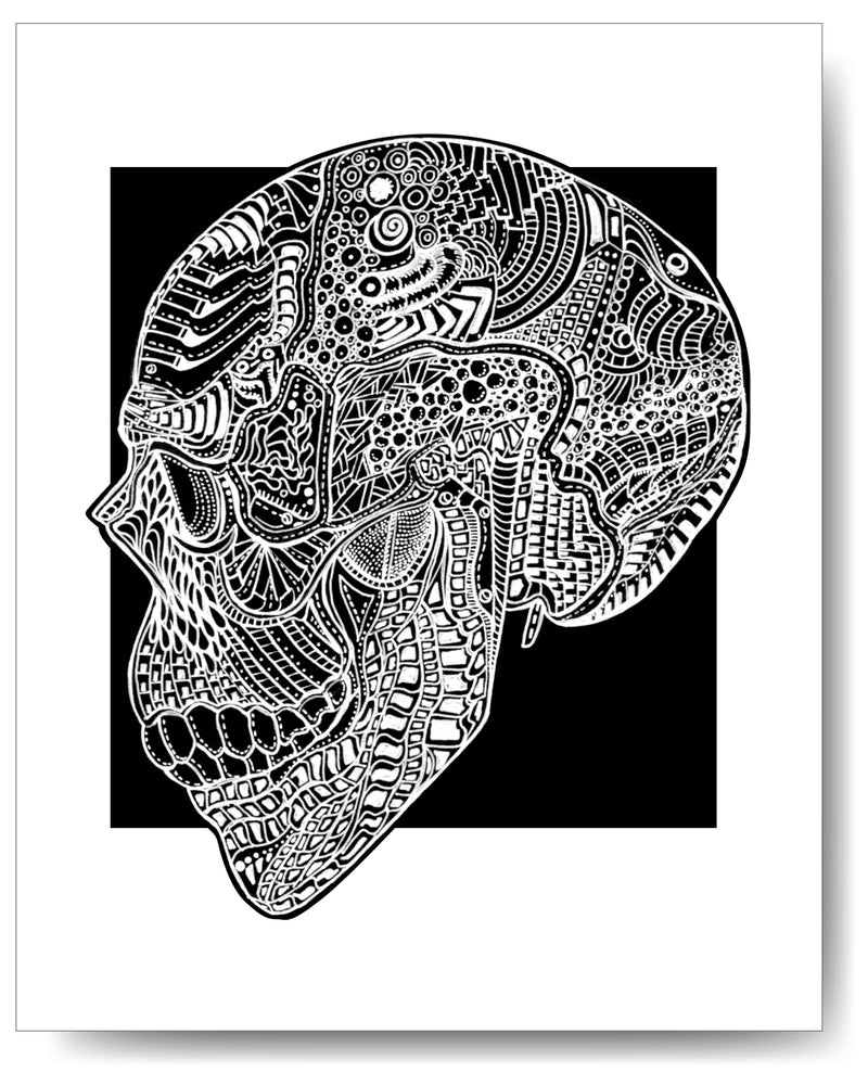 Side Skull - 8x10