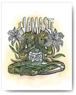 Yoga Series - Namaste - 8x10 or 11x14