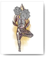 Yoga Series - Tree Pose - 8x10 or 11x14