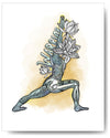 Yoga Series - Warrior One - 8x10 or 11x14
