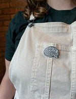 Enamel Brain Pin