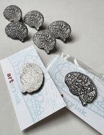 Enamel Brain Pin