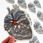 Heart of Colorado Vinyl Sticker
