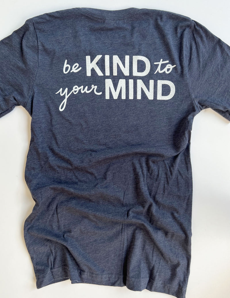 "Be Kind To Your Mind" Anatomical Brain Unisex T.Shirt