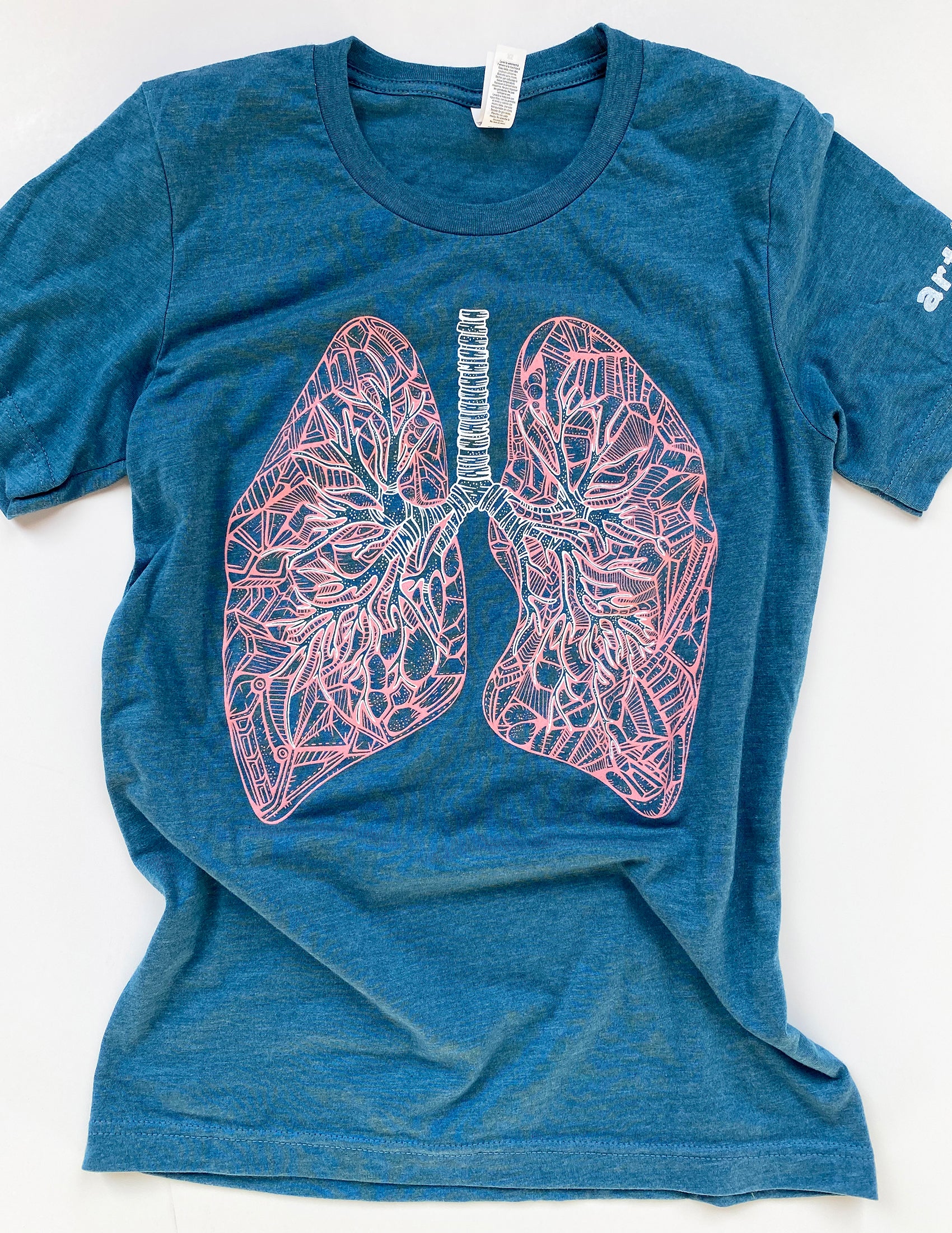 Blændende Interessant I stor skala Anatomical Lungs Unisex T. Shirt – arteryink